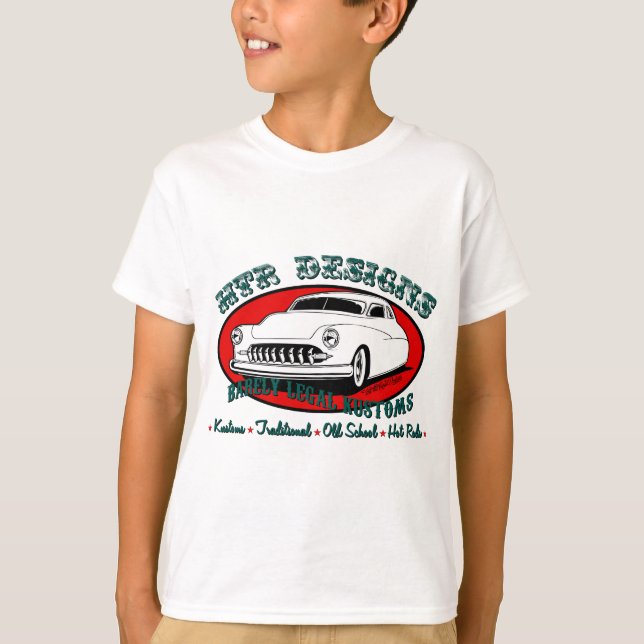T-shirt Conceptions HTR à peine légales Garage Kustoms (Devant)