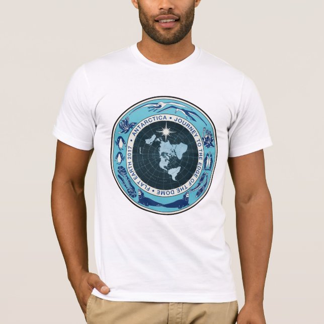 T-shirt Conceptions plates de la terre - voyage de dôme de (Devant)
