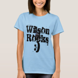 T-shirt Concert 1a, Wilson R de partie de bloc de Rolling