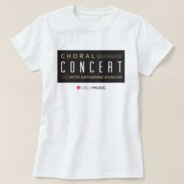 T-shirt Concert choral CBC (Design devant)