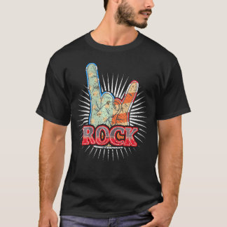 T-shirt Concert De L'Usa Rock Band Les années 70 80S