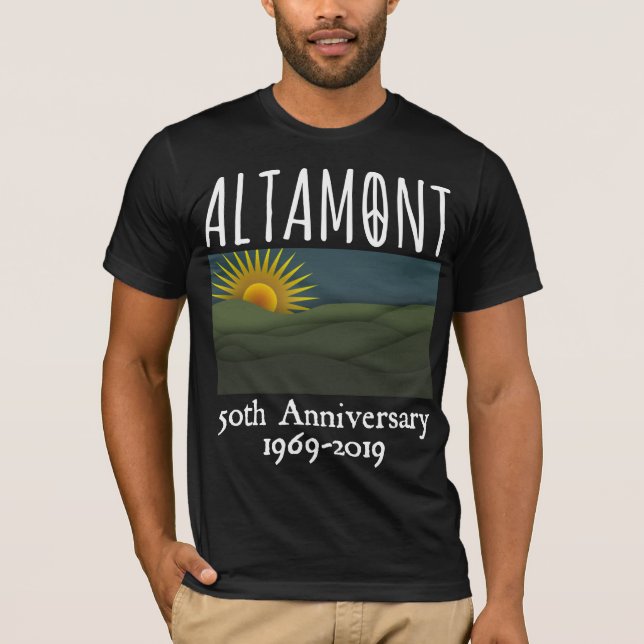 T-shirt Concert gratuit Altamont Speedway 1969 (Devant)