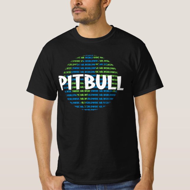 T-shirt concert pitbull 2022 (Devant)