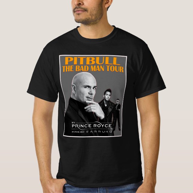 T-shirt Concert pitbull classique (Devant)