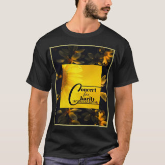 T-shirt Concert pour Charity International Black