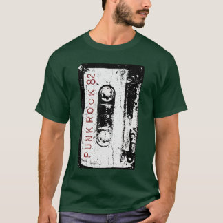 T-shirt Concert Rétro Cassette Mitape Rock Punk 80s Vintag