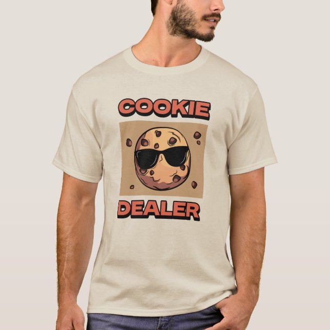T-shirt Concessionnaire de biscuits, Baking amusant pour l (Devant)