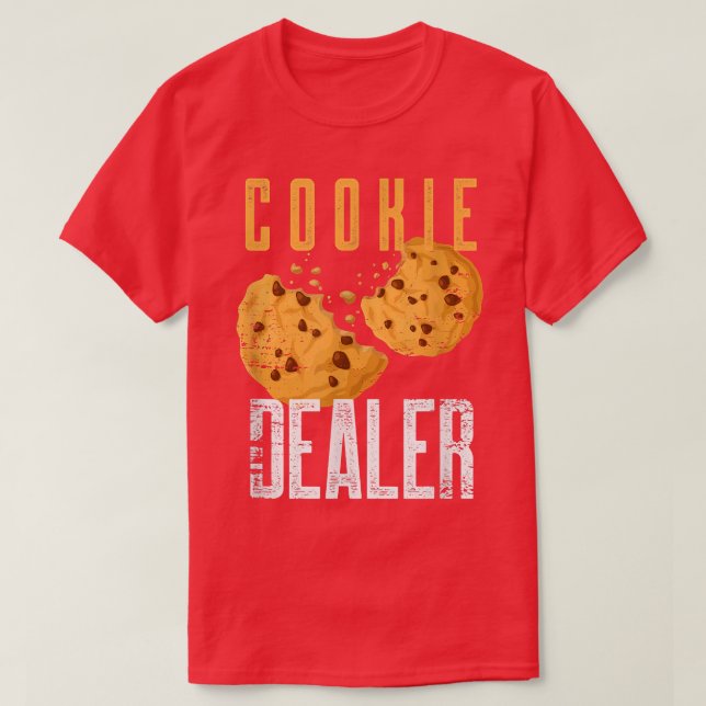 T-shirt Concessionnaire de biscuits Cuisinier de boulanger (Design devant)