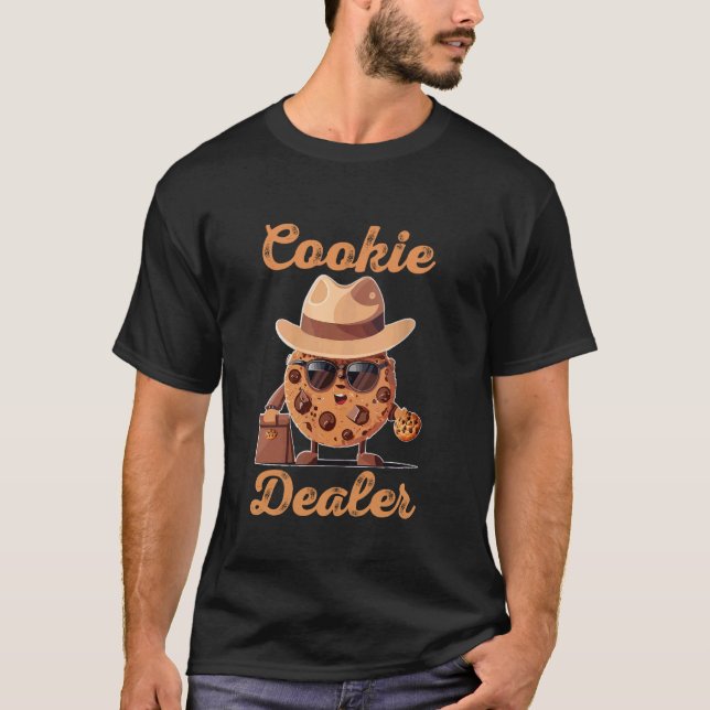 T-shirt Concessionnaire de biscuits Vendeur de biscuits Cu (Devant)