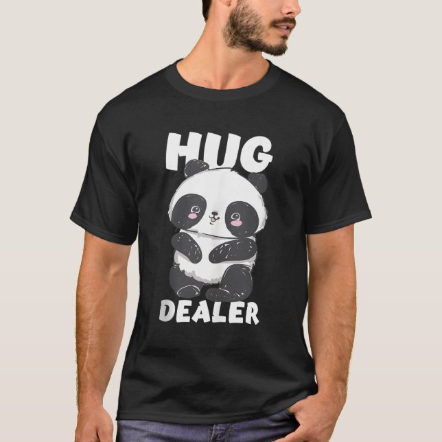 T-shirt Concessionnaire de câblage Kawaii Panda Bear (Devant)