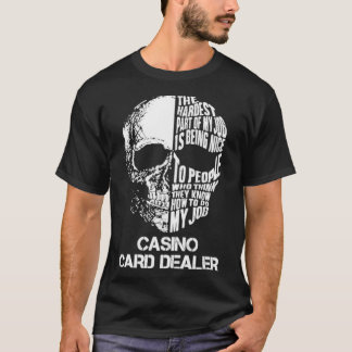 T-shirt Concessionnaire de cartes Casino
