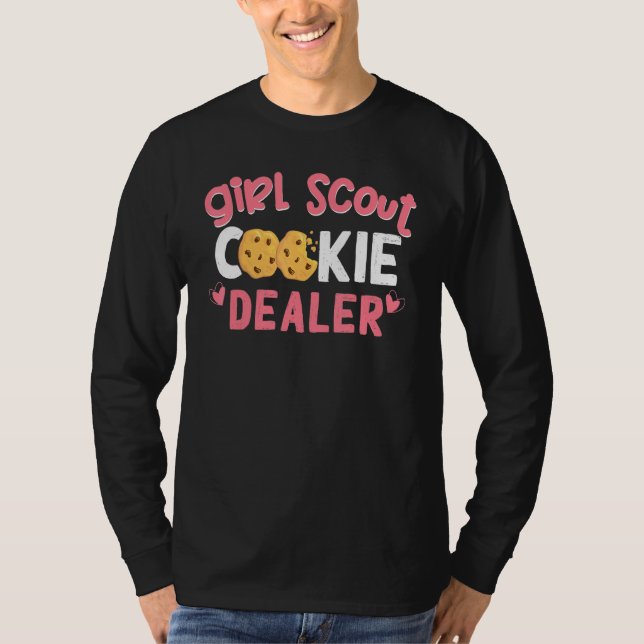 T-shirt Concessionnaire De Cookies Scout Pour Filles Boula (Devant)