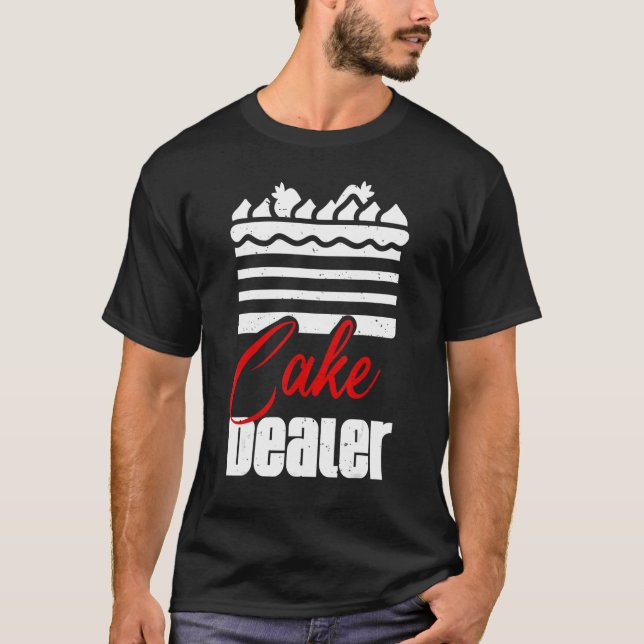 T-shirt Concessionnaire De Gâteaux Concessionnaire De Gâte (Devant)
