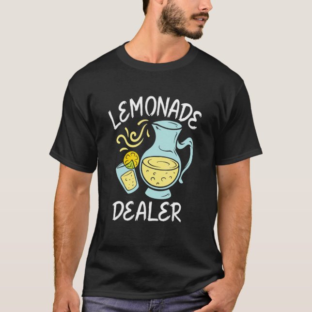 T-shirt Concessionnaire de jus de citron à base de citron (Devant)