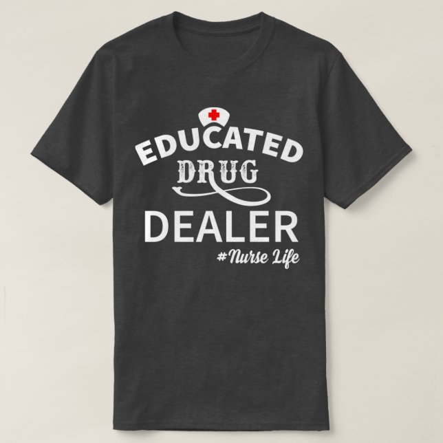 T-shirt Concessionnaire de médicaments instruits 5 (Design devant)