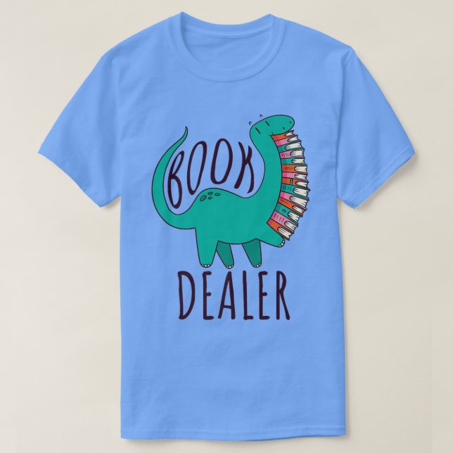 T-shirt Concessionnaire, Lecture Dinosaure (Design devant)