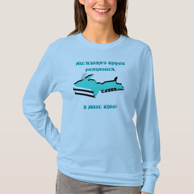 T-SHIRT CONCEVEZ LE MICHIGAN SUPÉRIEUR TRANSFORMÉ EN (Devant)