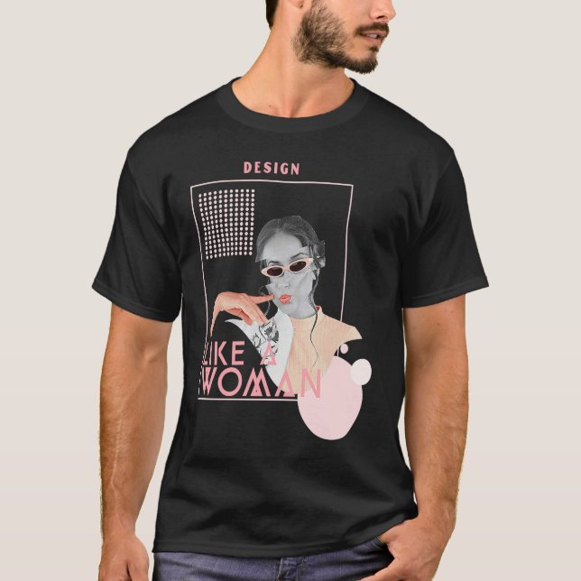 T-shirt CONCEVOIR Comme une femme Concepteur Web (Devant)