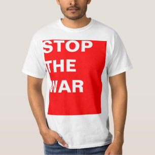 T-shirt Concevoir simplement "rectangle rouge ARRÊTER LA 