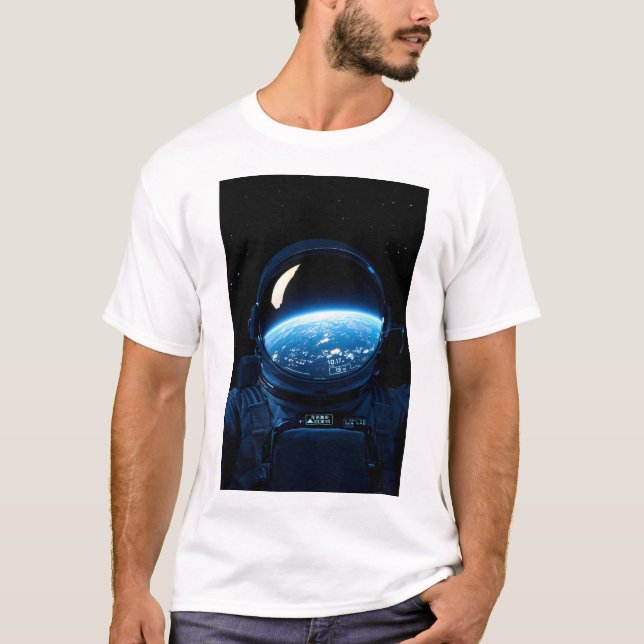 T-shirt Concevoir un astronaute dans le style katsuhiro Ot (Devant)