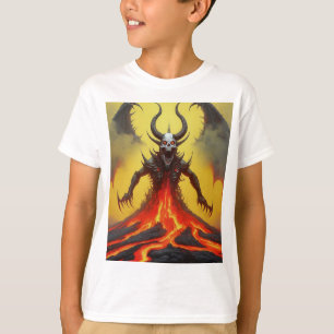 T-shirt Concevoir une bête de métal mort féroce émergeant