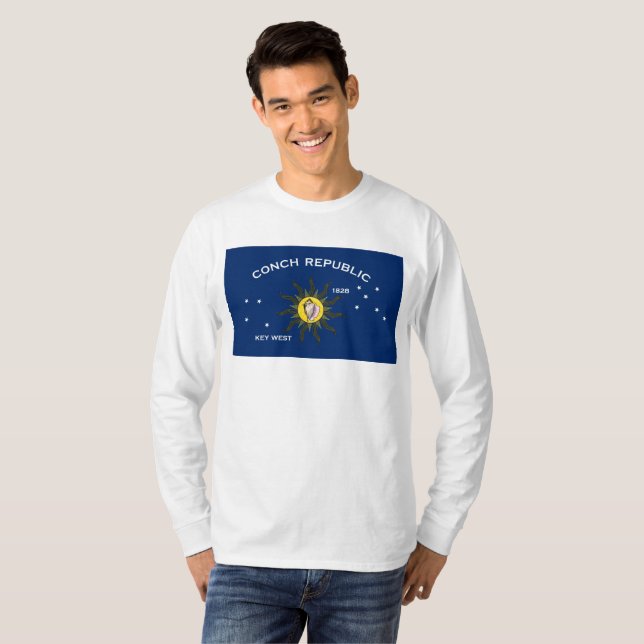 T-shirt Conch Republic Flag (Devant entier)