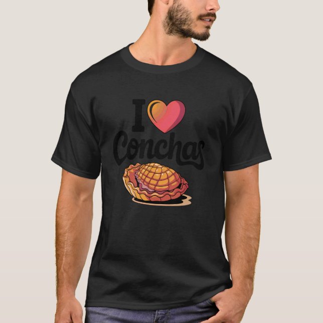 T-shirt Conchas mexicains Pâtissier Pan De Dulce (Devant)