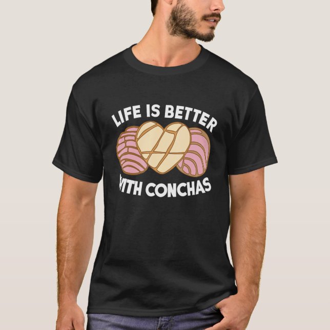 T-shirt Conchas Pan Dulce Latina Mexique Mujer Concha pass (Devant)