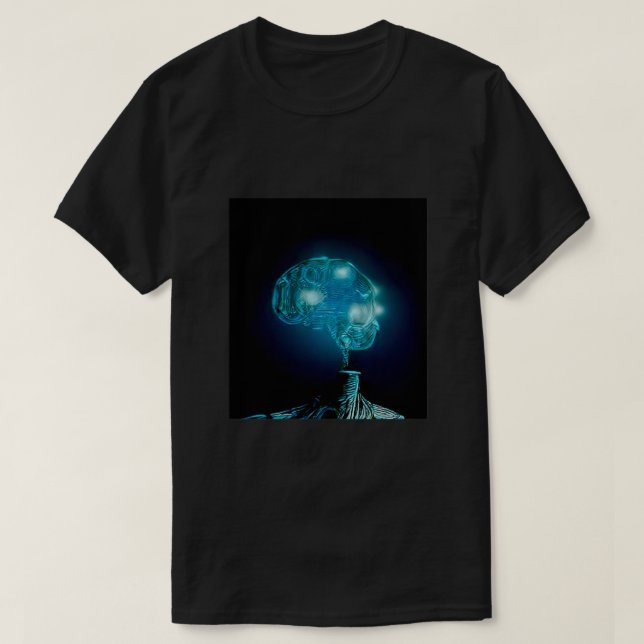 T-shirt Concience AI Art assisté (Design devant)