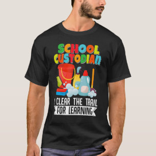 T-shirt Concierge de l'école d'entretien I dégage le chemi