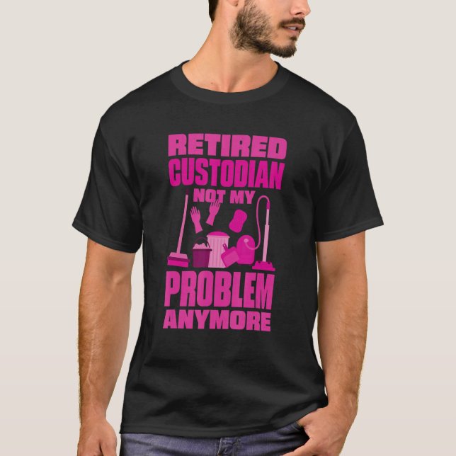 T-shirt Concierge Plus Mon Problème N'est Plus Un Concierg (Devant)