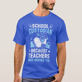 T-shirt Concierge Scolaire Parce que les enseignants ont b