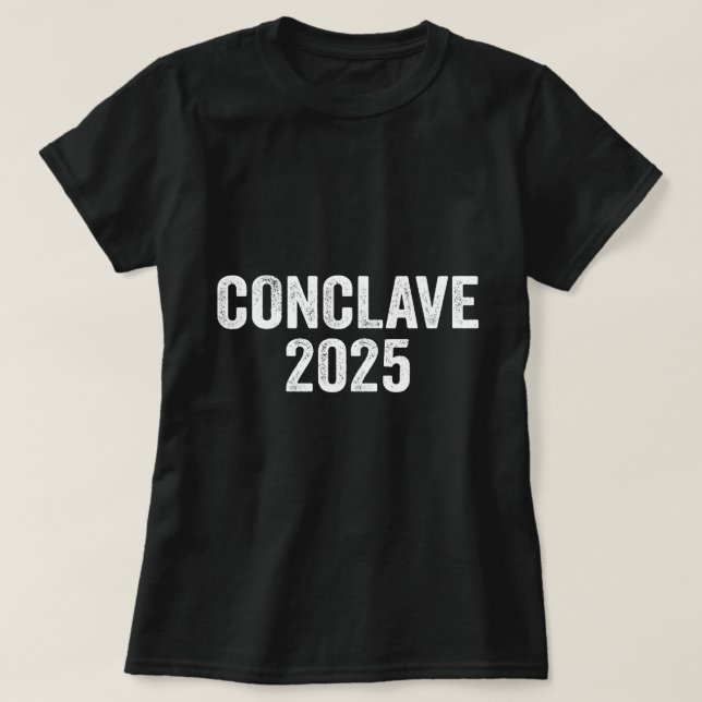 T-shirt Conclave 2025 Papal Conclave Design (Design devant)