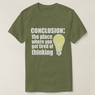 T-shirt Conclusion