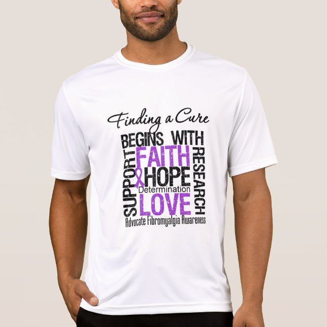 T-shirt Conclusion d'un traitement pour la fibromyalgie (Devant)
