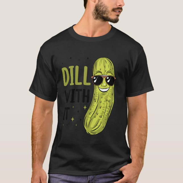 T-shirt Concombre au Aneth avec (Devant)