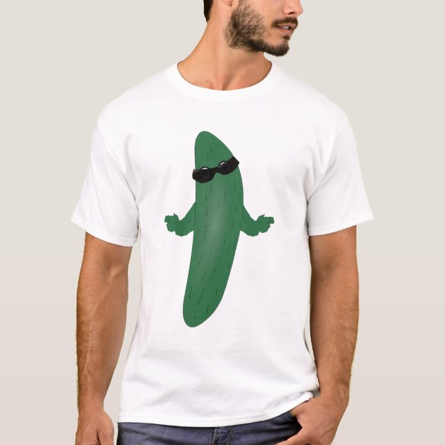 T-shirt Concombre cool (Devant)