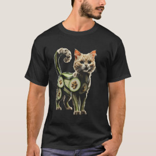 T-shirt Concombre de chat drôle conception amateur de chat