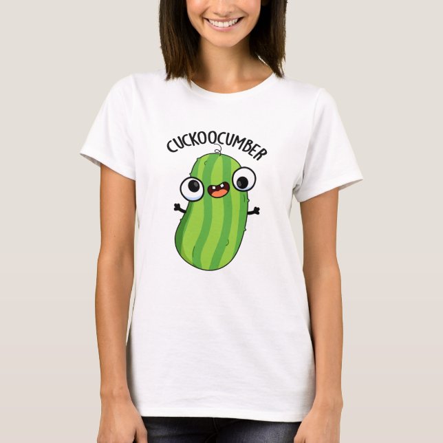 T-shirt Concombre Funky Veggie Cucumber Pun (Devant)