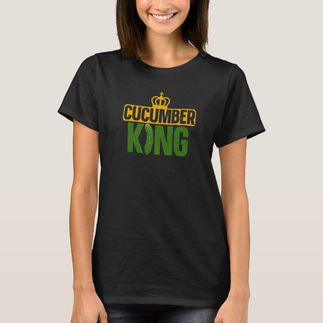 T-shirt Concombre King Pickle Vegetable végétal Fermier (Devant)