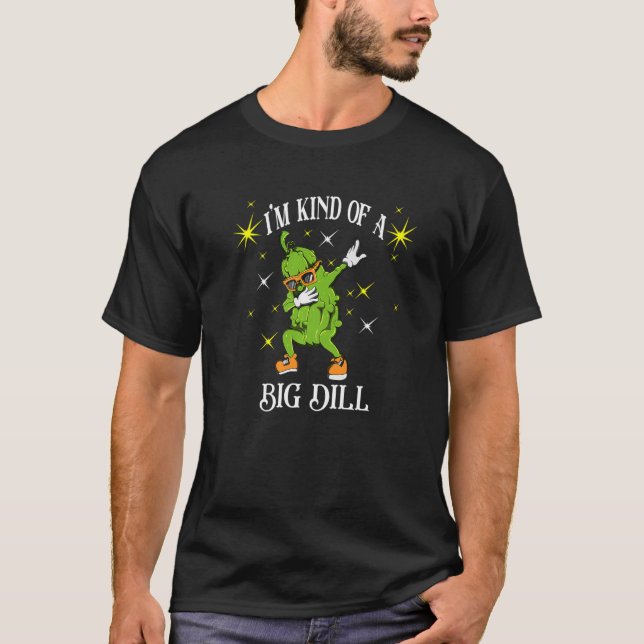 T-shirt Concombre Végétal Dabbing Je suis un peu de la gra (Devant)