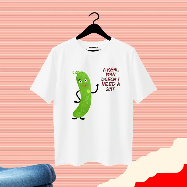 T-shirt Concombre vert (Créateur téléchargé)