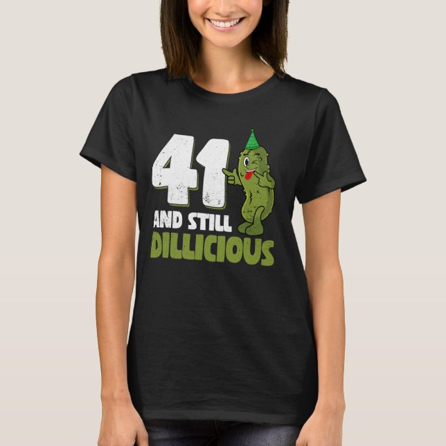 T-shirt Concombre vieux de 41 ans Dillicious 41e anniversa (Devant)
