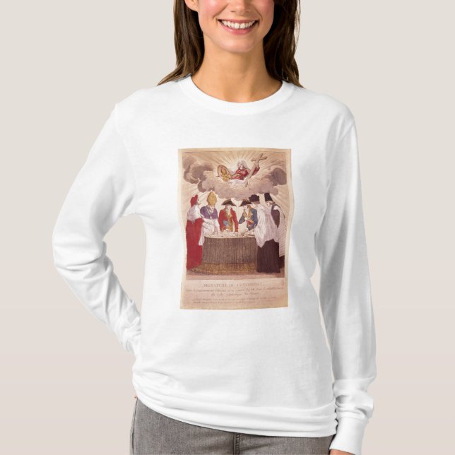 T-shirt Concordat entre le napoléon et le pape Pius VII (Devant)