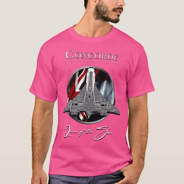 T-shirt Concorde Supersonic British (Devant)