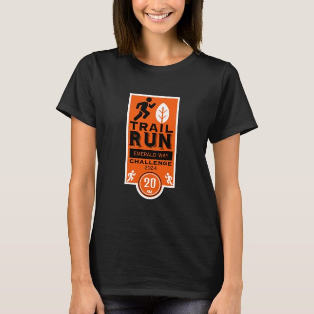 T-shirt Concours de course de coureur de piste (Devant)