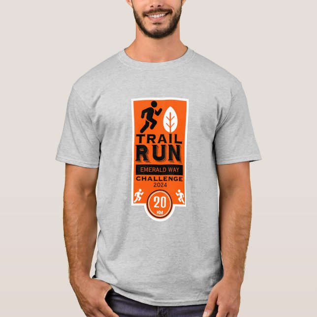T-shirt Concours de course de coureur de piste (Devant)