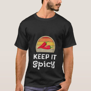 T-shirt Concours de cuisine de chili épicé pour femmes drô