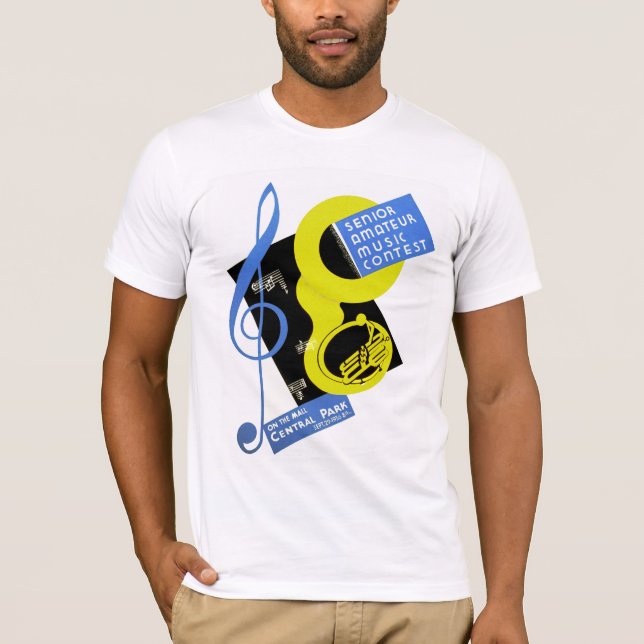 T-shirt Concours de musique amateur senior (Devant)