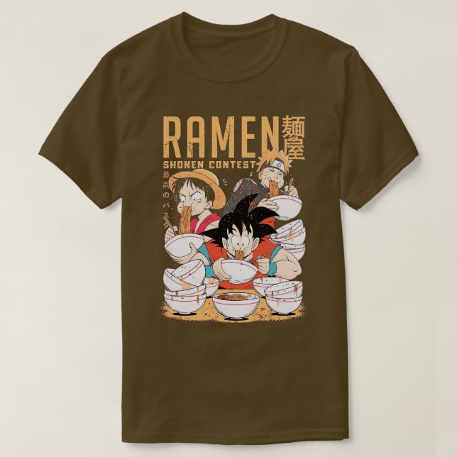 T-SHIRT CONCOURS DE RAMEN SHONEN (Design devant)
